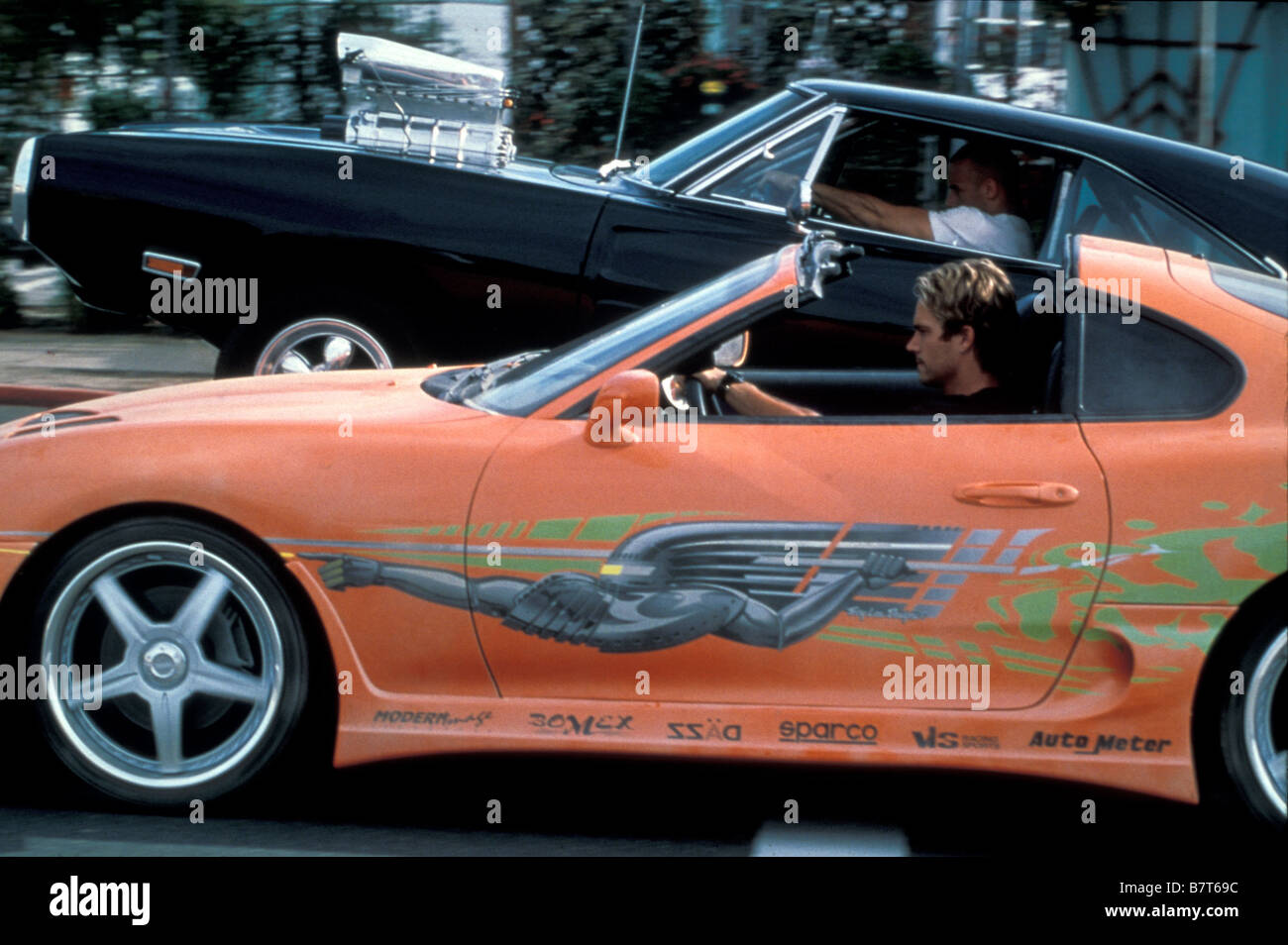 The Fast and the Furious  Year: 2001 USA Vin Diesel, Paul Walker  Director: Rob Cohen Stock Photo