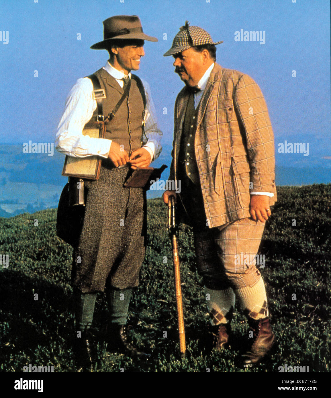 The Englishman Who Went Up a Hill But Came Down a Mountain Year : 1995 UK Director : Christopher Monger Hugh Grant, Ian McNeice Stock Photo