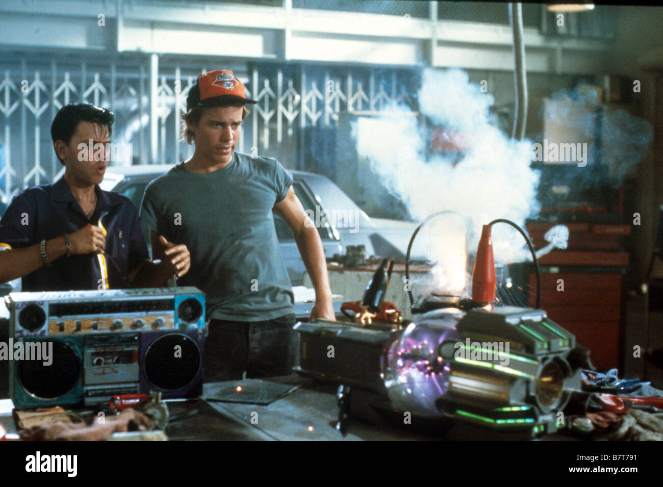 Les aventuriers de la 4ème dimension My Science Project  Year: 1985 -  Dennis hopper  Director: Jonathan R. Betuel Stock Photo