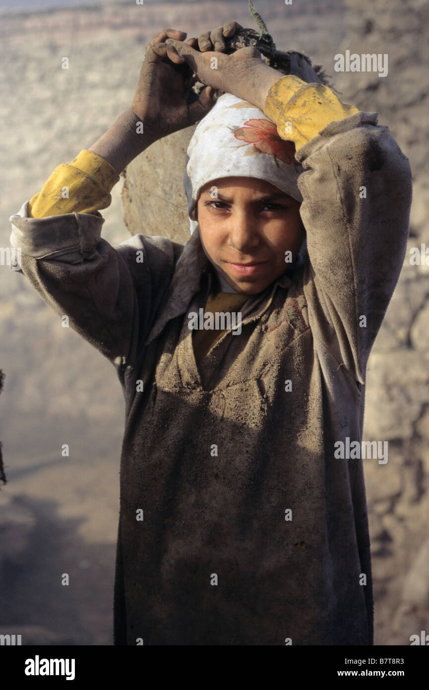 Child labor Cairo Egypt Stock Photo
