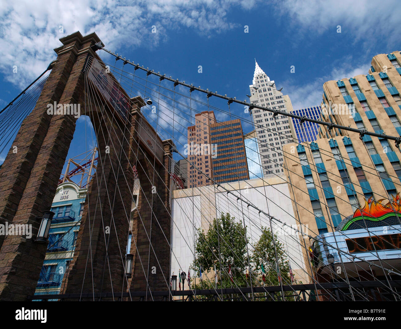 New York New York Hotel Casino Las Vegas Boulevard Las Vegas Nevada USA Stock Photo