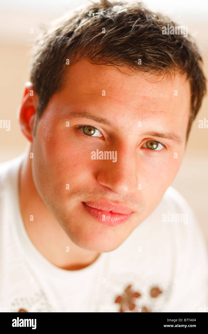 Portrait happy male student young hi-res stock photography and images ...
