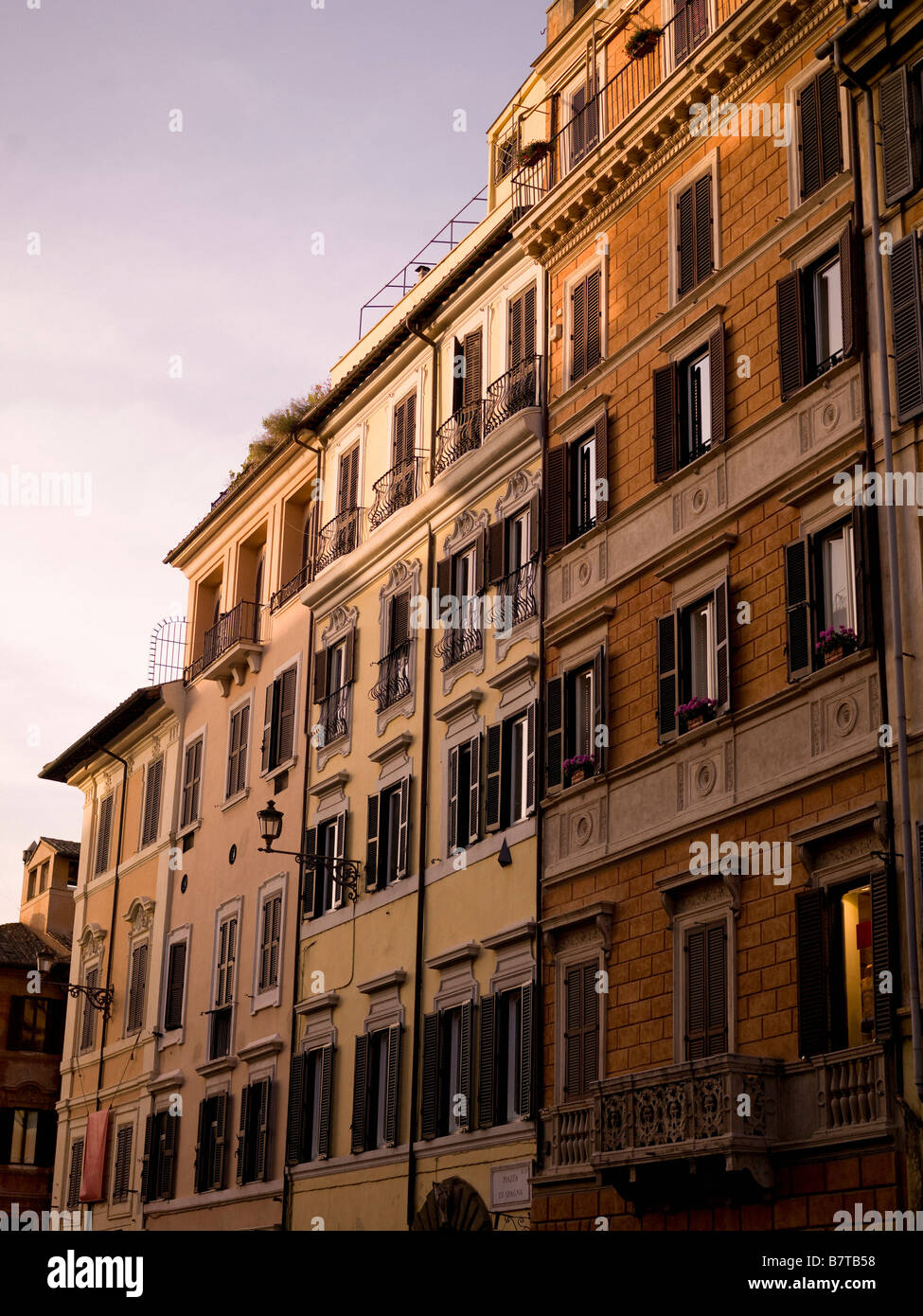 Residential flats rome hi-res stock photography and images - Alamy