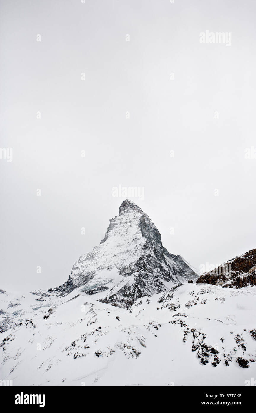 Matterhorn in Winter Stock Photo - Alamy