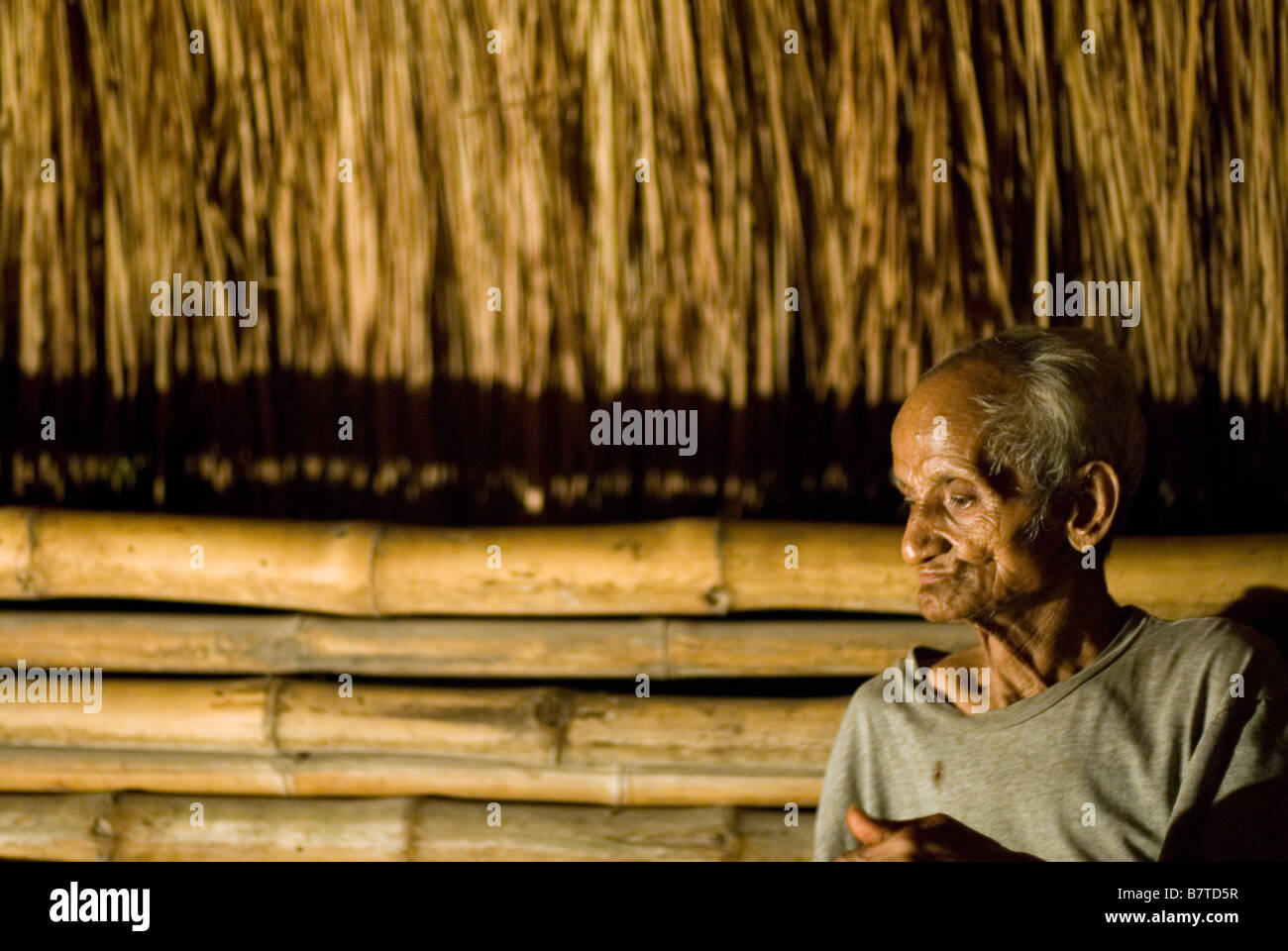 Kodi headman west Sumba Stock Photo