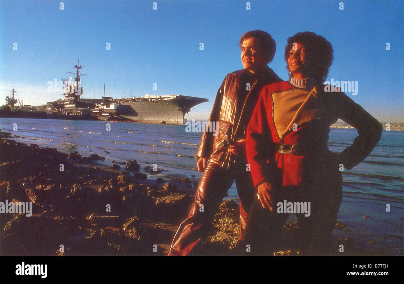 Star Trek IV The Voyage Home  Year: 1986 USA Director: Leonard Nimoy Walter Koenig, Nichelle Nichols Stock Photo