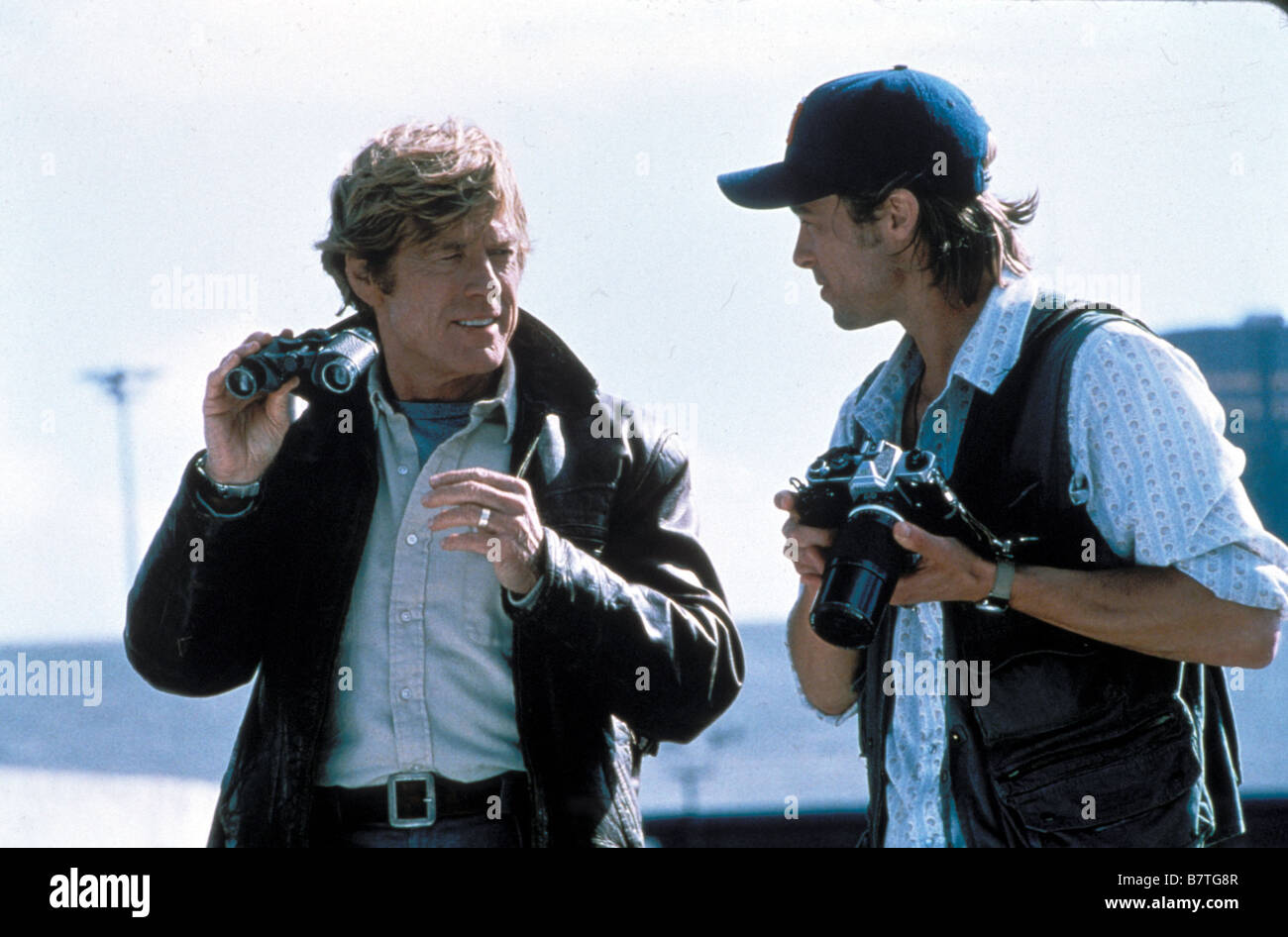 Spy Game  Year: 2001 - uk usa Robert Redford, Brad Pitt  Director: Tony Scott Stock Photo