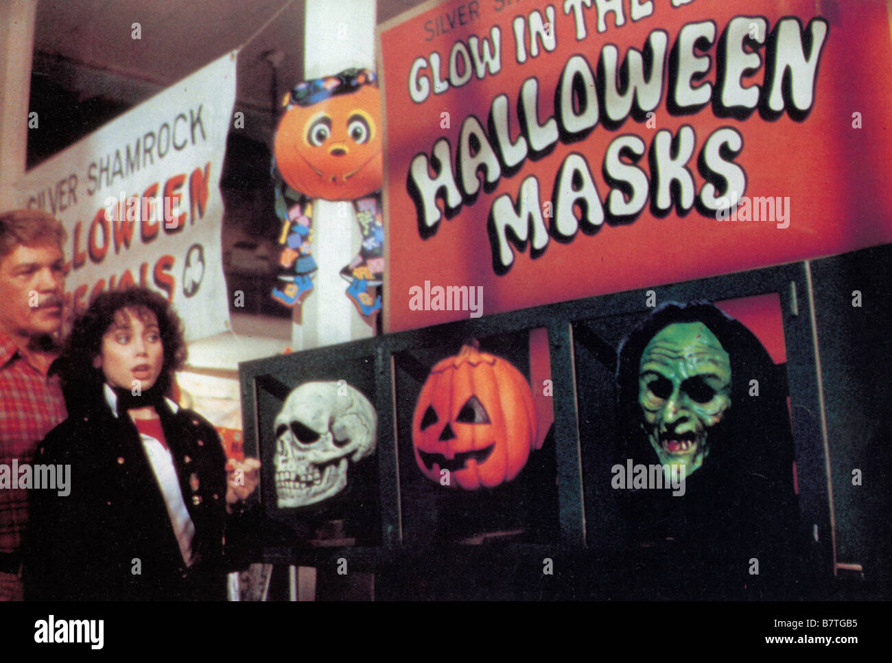 Halloween III Halloween III: Season of the Witch  Year: 1982  USA tom atkins  Director: Tommy Lee Wallace Stock Photo