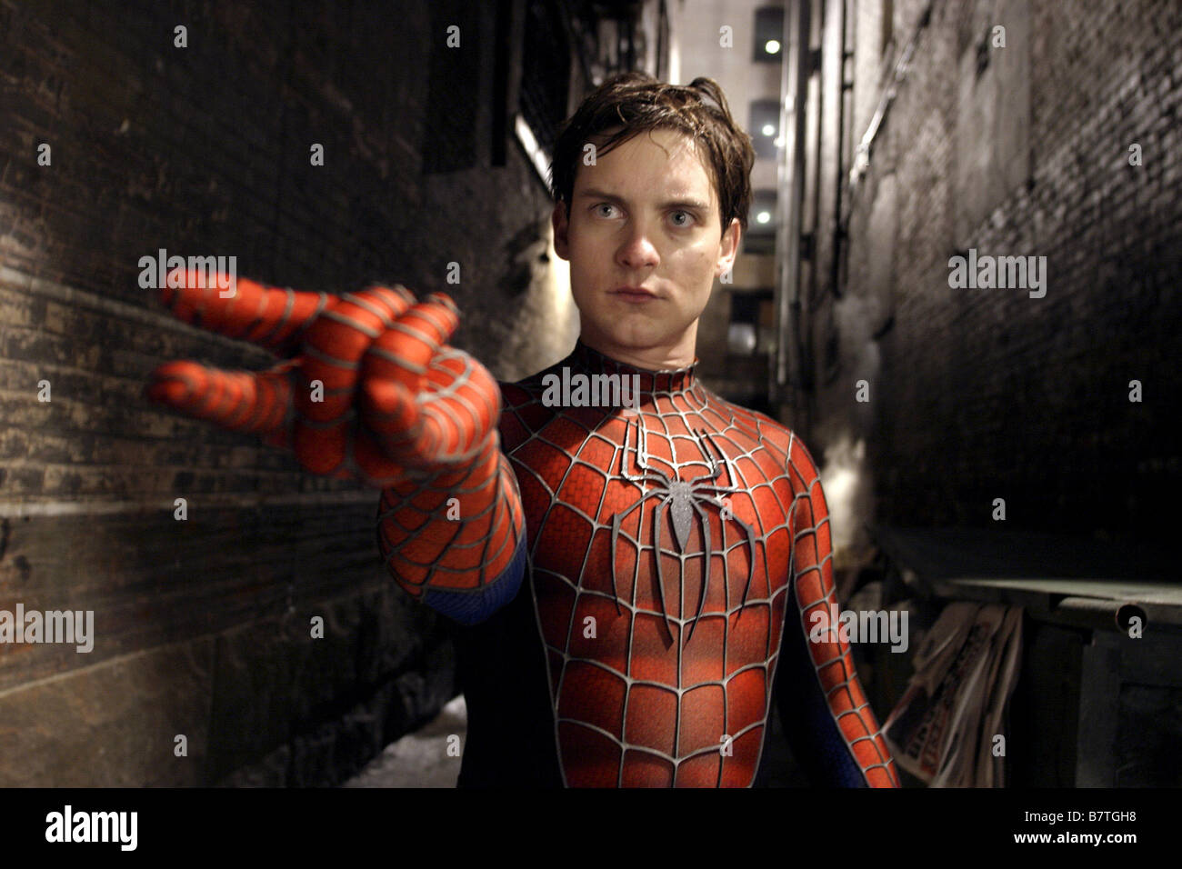 Spider man 2 Year: 2004 USA Tobey Maguire  Director: Sam Raimi Stock Photo