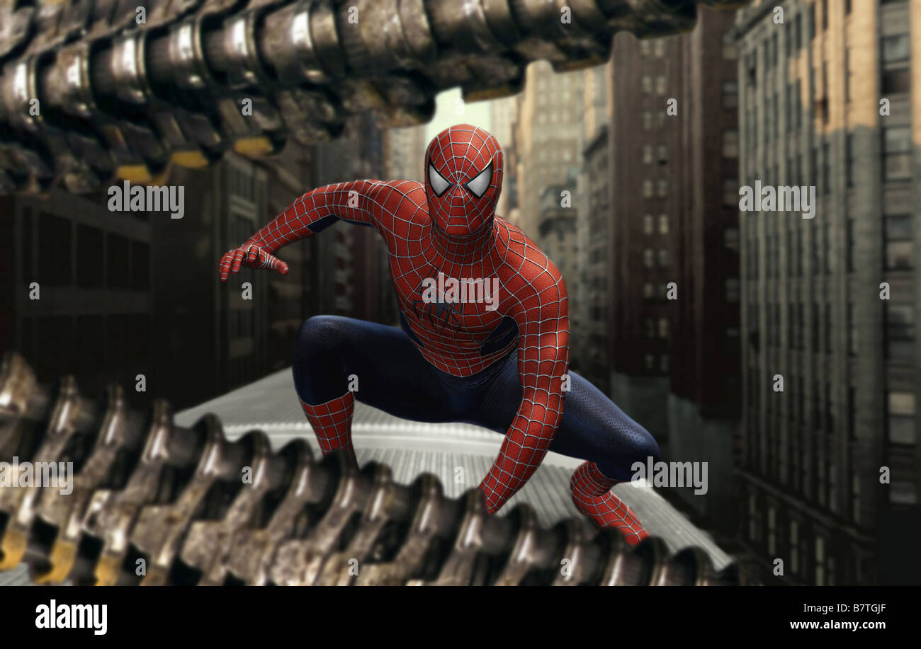 Spider man 2 Year: 2004 USA Tobey Maguire  Director: Sam Raimi Stock Photo