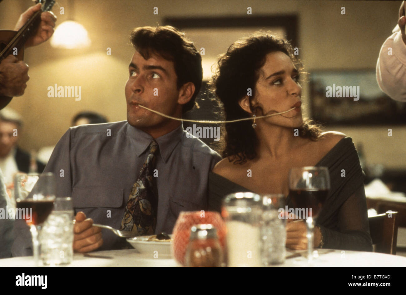 Hot Shots Part Deux  Year: 1993  USA Charlie Sheen, Valeria Golino  Director: Jim Abrahams Stock Photo