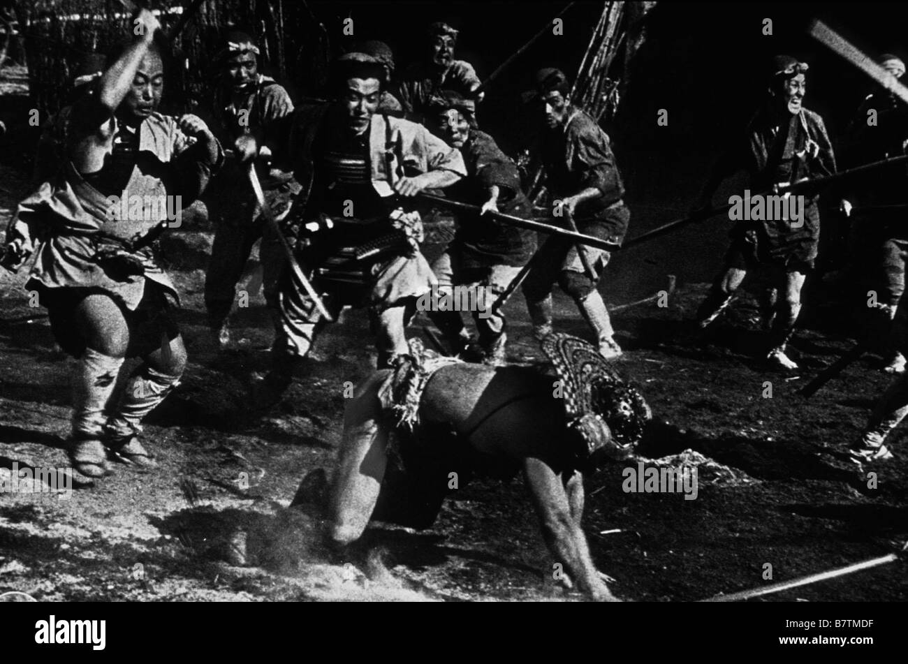 Seven samurai Black and White Stock Photos & Images Alamy