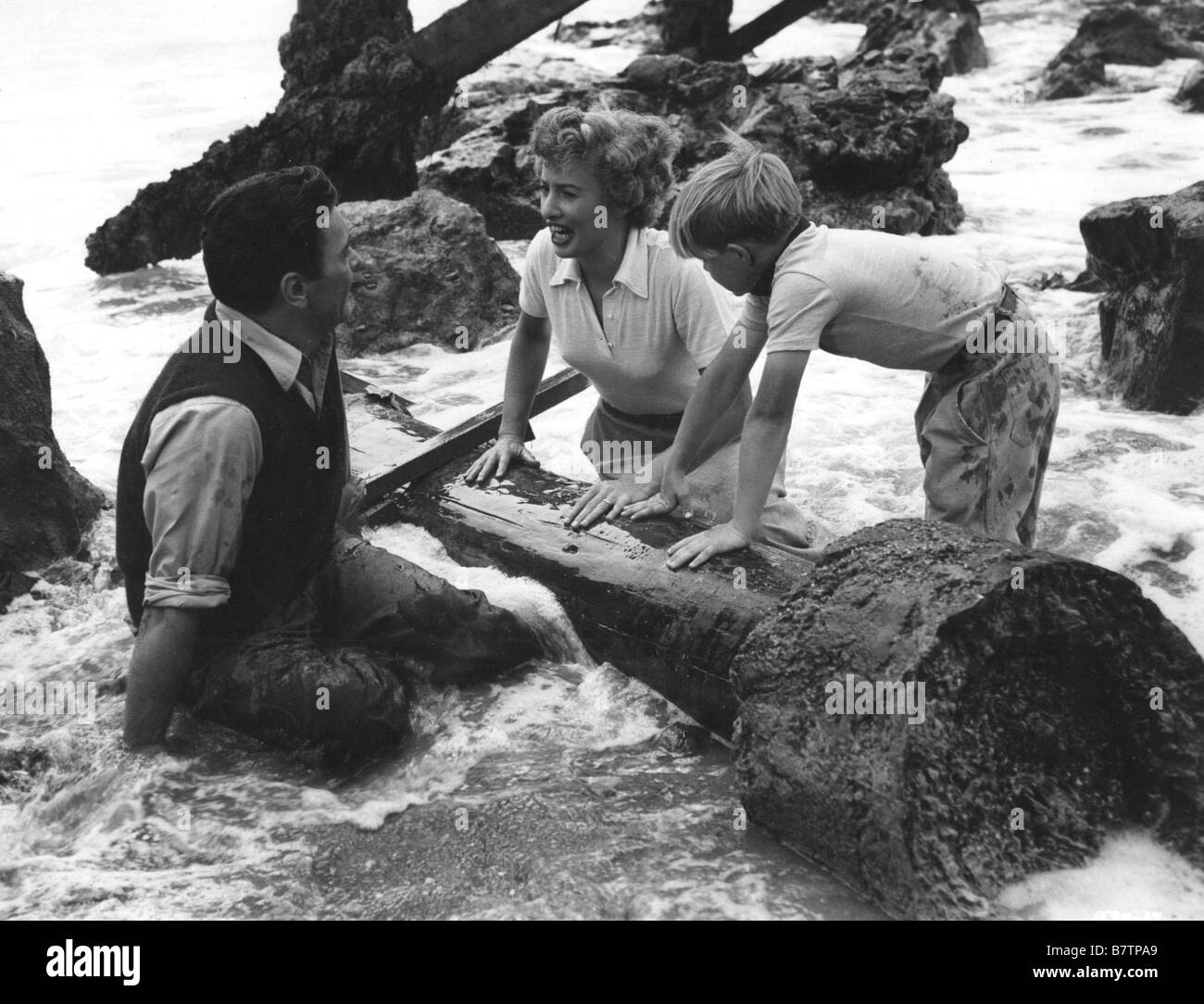 La Plage Déserte Jeopardy Year 1953 Usa Barry Sullivan