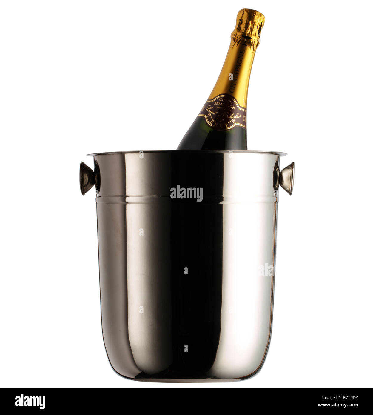 Champagne in ice bucket Stock Photo Alamy