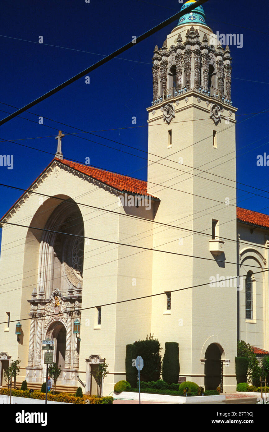 St Cecilia's Church, San Francisco, California Stock Photo Alamy