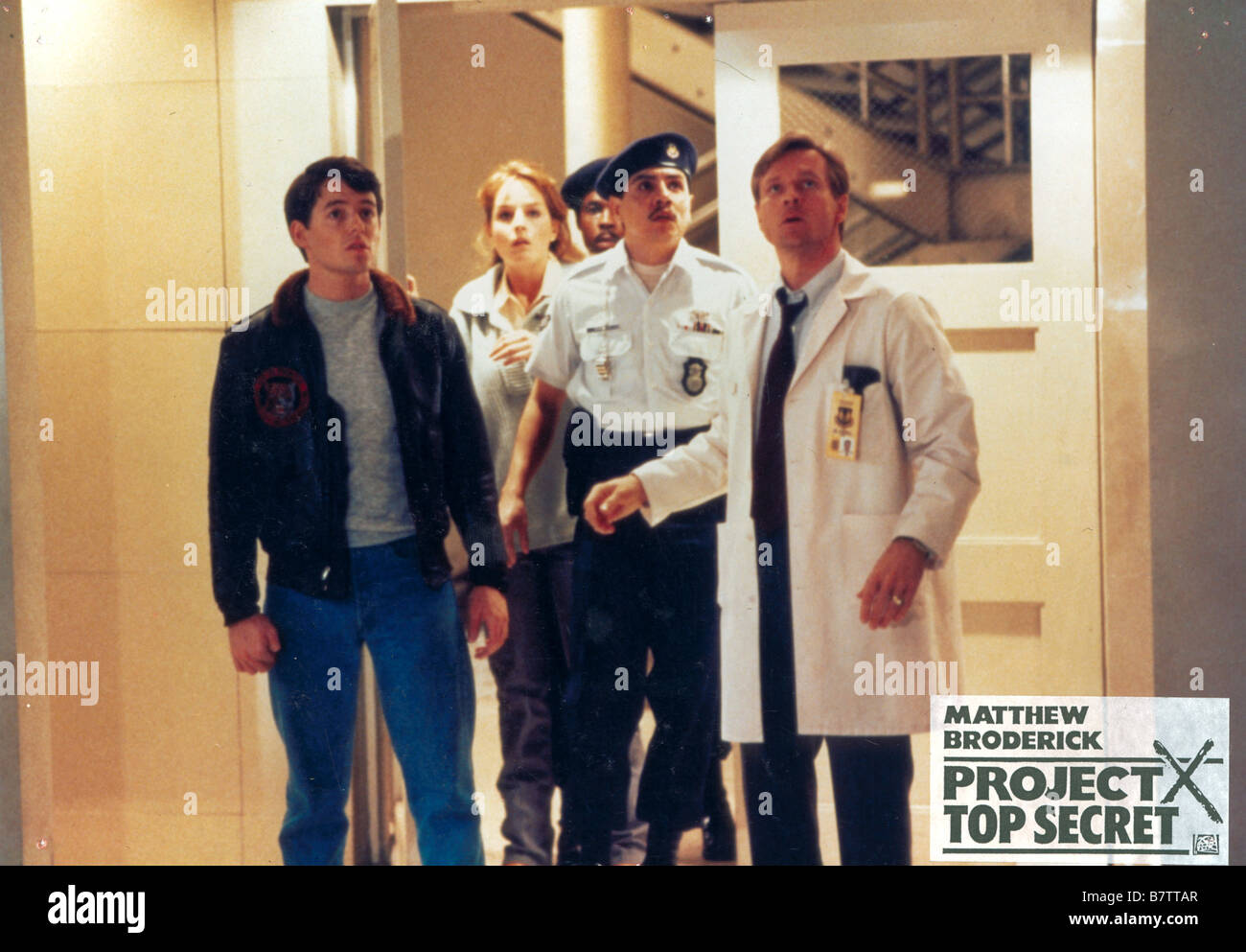 Project X, top secret Project X  Year: 1987 USA Matthew Broderick, Helen Hunt  Director: Jonathan Kaplan Stock Photo