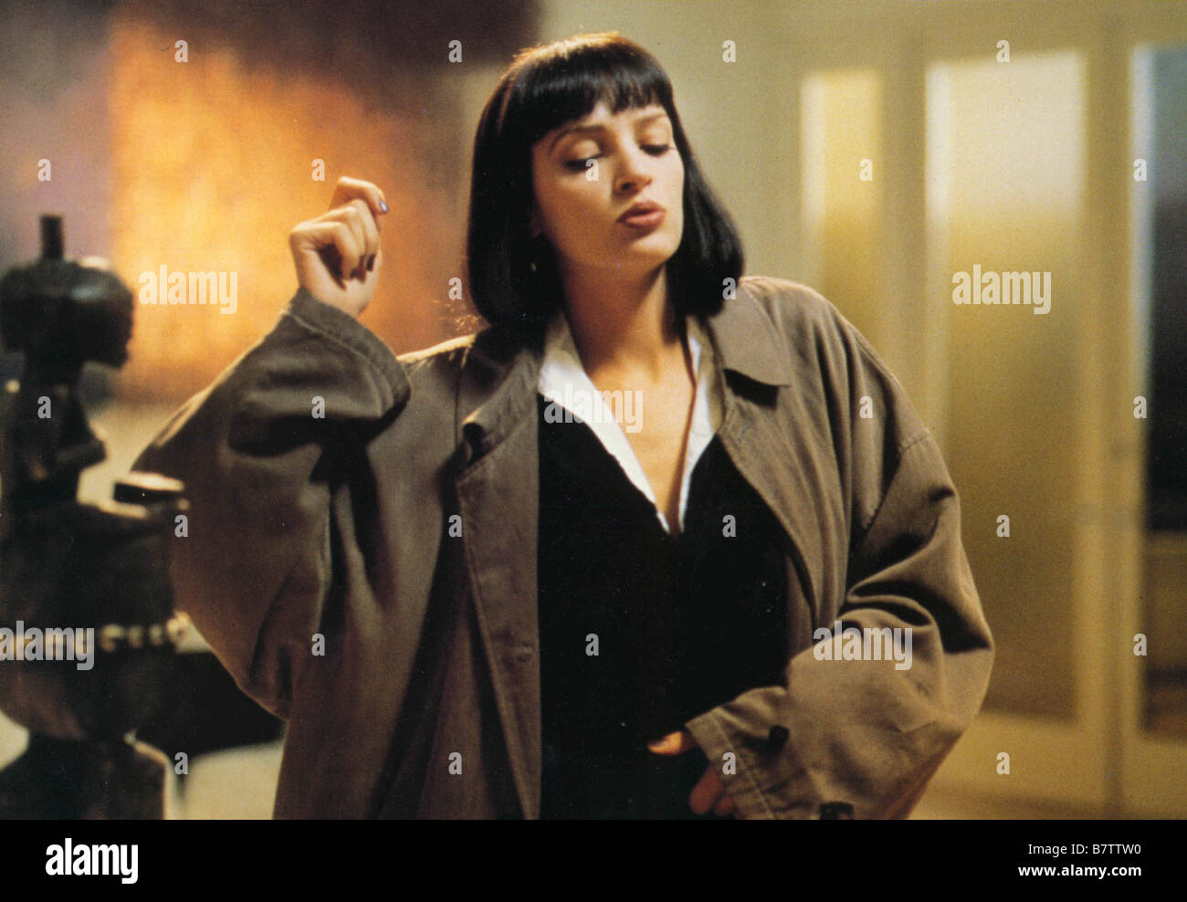 Pulp Fiction  Year: 1994 USA Uma Thurman  Director: Quentin Tarantino  Golden Palm Cannes 1994 Stock Photo