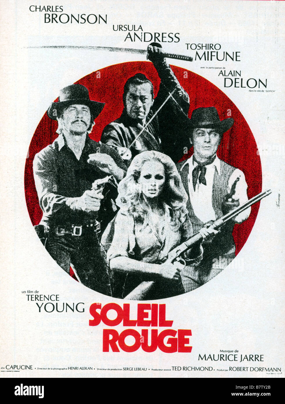 Red Sun  Year: 1971 - Spain / Italy / France affiche, poster  Director: Terence Young Stock Photo