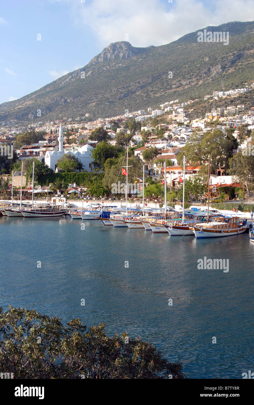 Kalkan Harbour, Turkey Stock Photo - Alamy