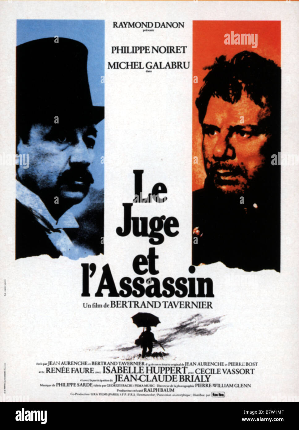 Le Juge et l'assassin Year: 1976 - France Michel Galabru Philippe Noiret   Director : Bertrand Tavernier Movie poster (Fr) Stock Photo
