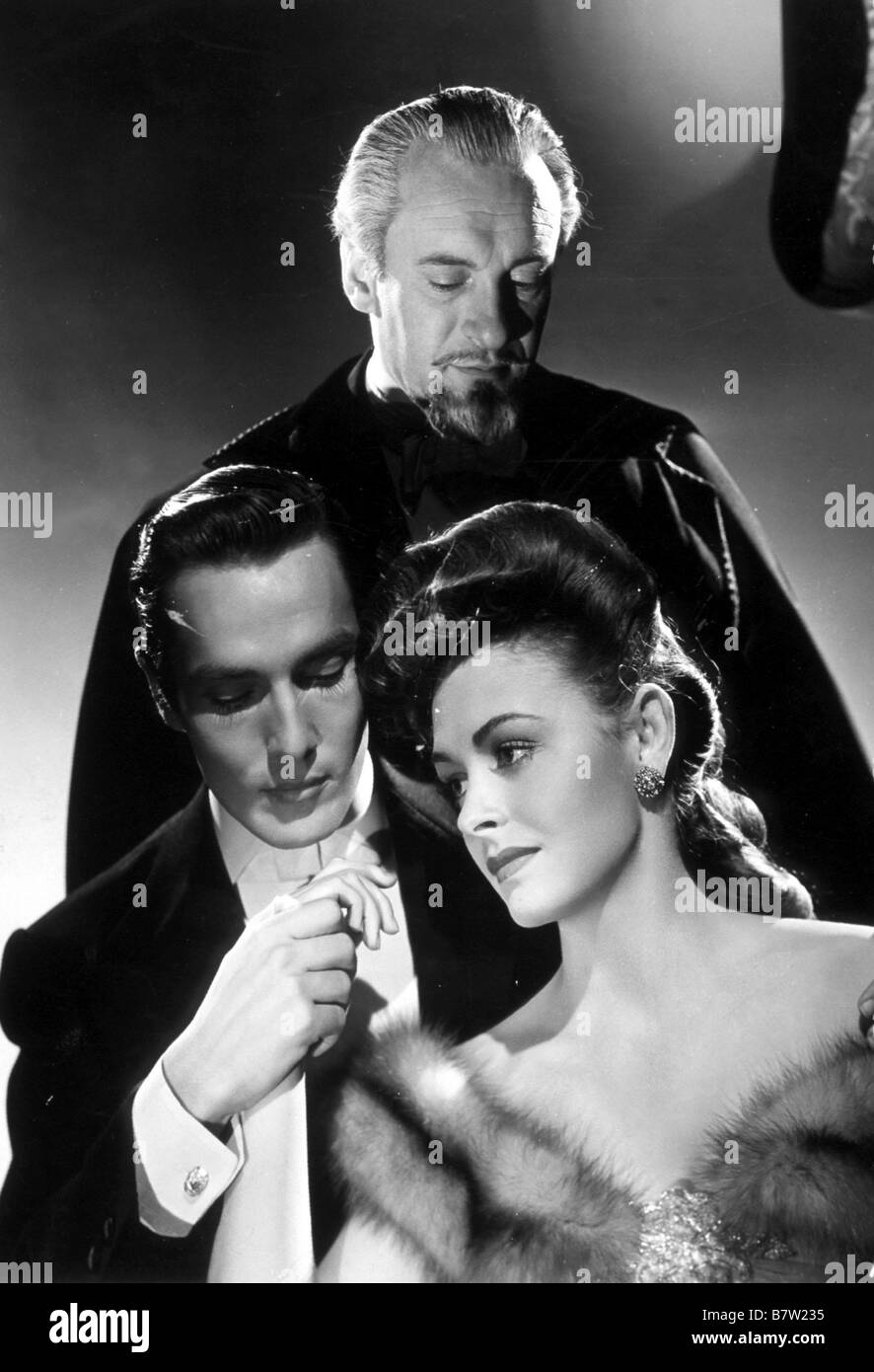 The Picture of Dorian Gray  Year: 1945 USA George Sanders, Hurd Hatfield, Donna Reed  Director: Albert Lewin Stock Photo