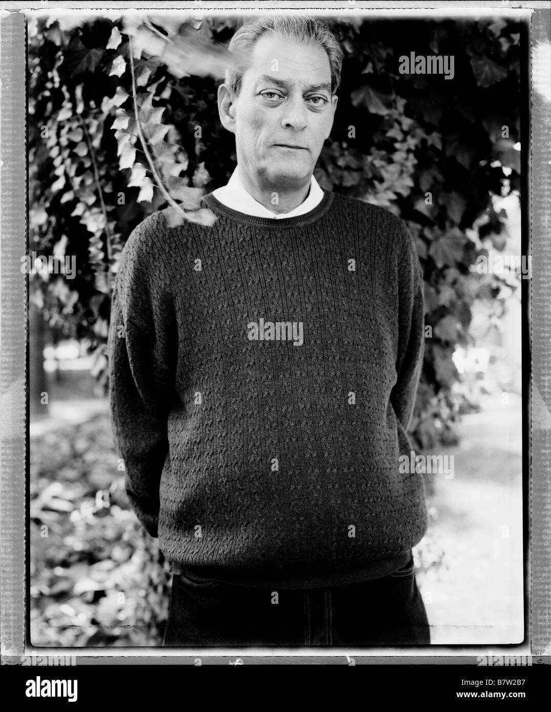 New York based author and film director Paul Auster portrait shots