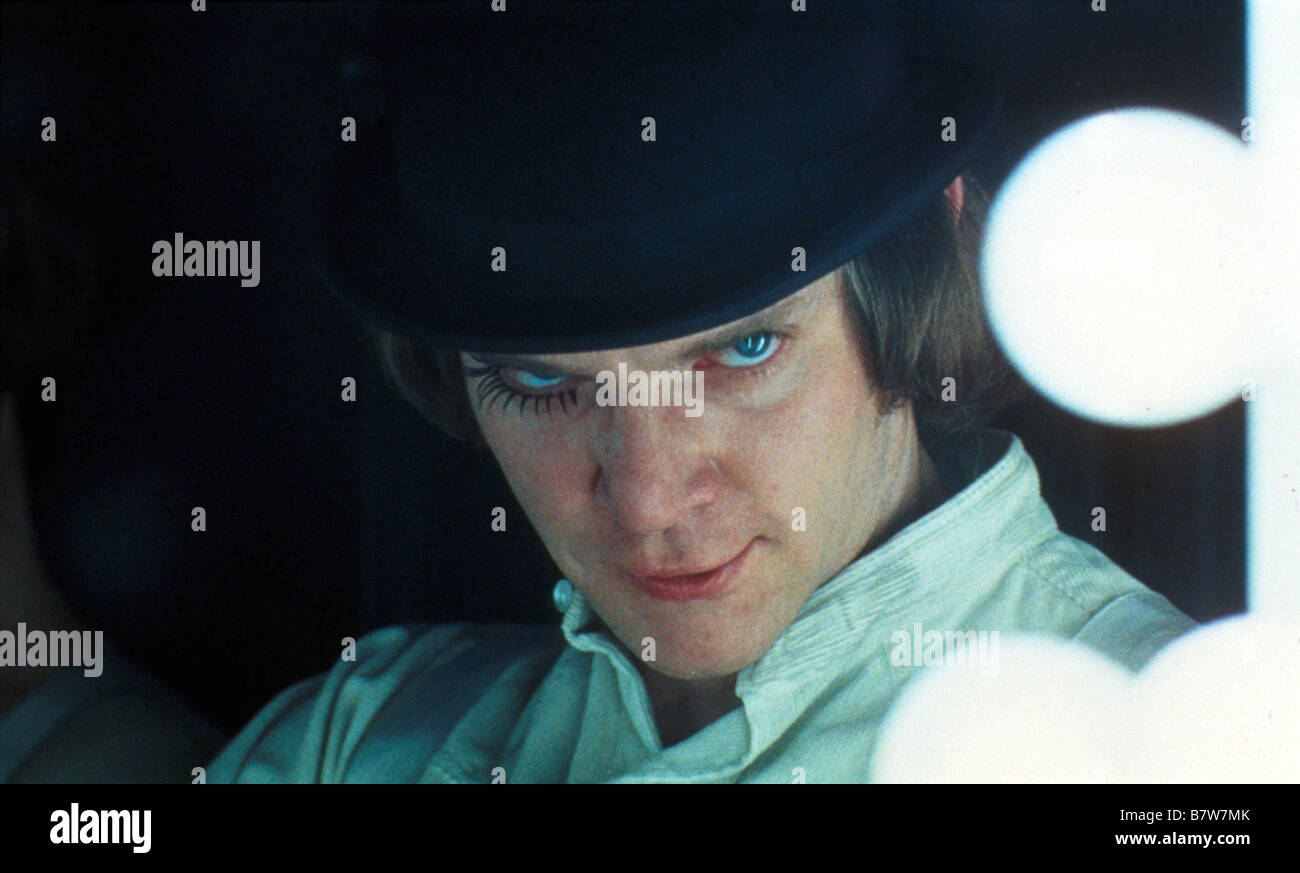 Orange mécanique A Clockwork Orange  Year: 1971 UK Malcolm McDowell  Director : Stanley Kubrick Stock Photo