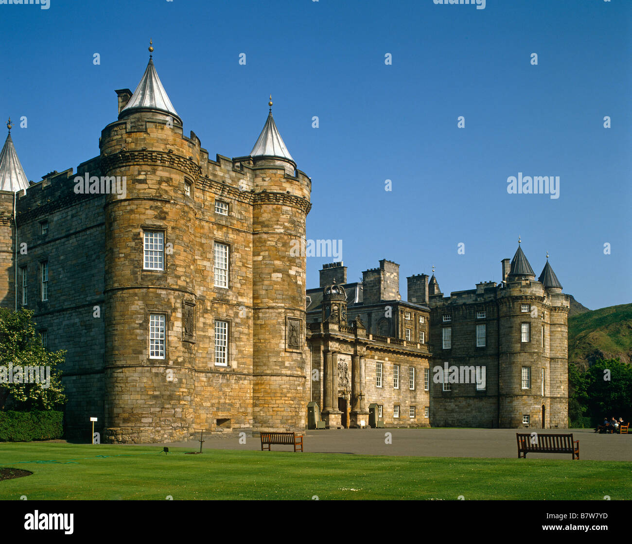 Holyrood House Edinburgh Scotland UK Stock Photo