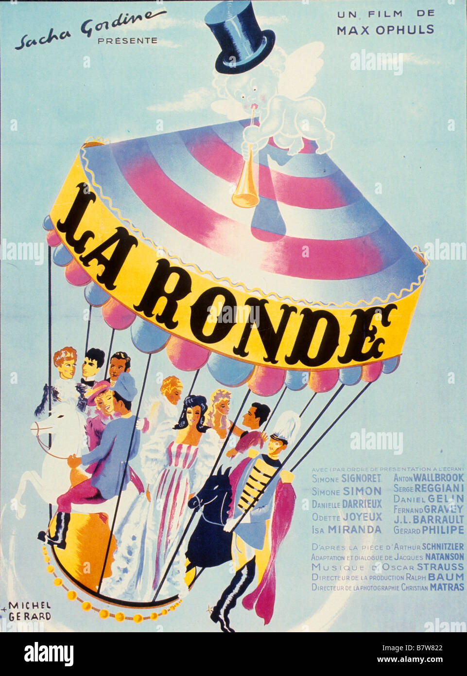 La Ronde Year: 1950 - France Director: Max Ophüls Poster (Fr Stock Photo -  Alamy