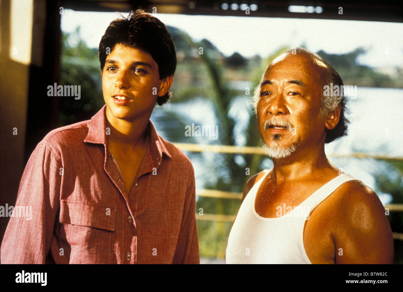 The Karate Kid Part II Year: 1986 USA Ralph Macchio, Pat Morita  Director: John G. Avildsen Stock Photo