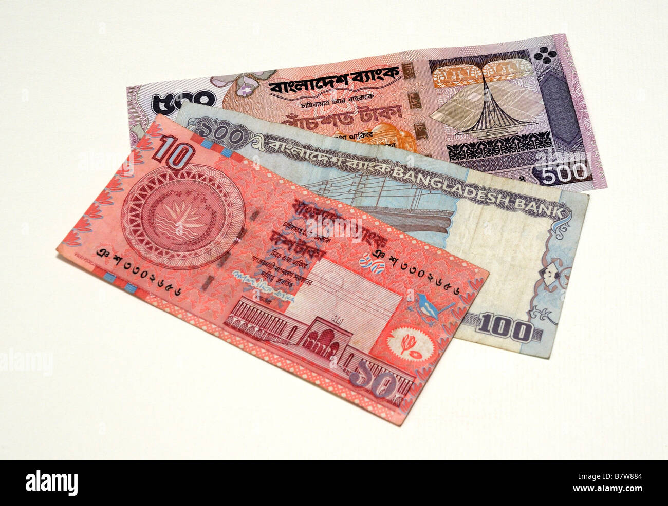 Bangladesh Taka Bank notes Stock Photo