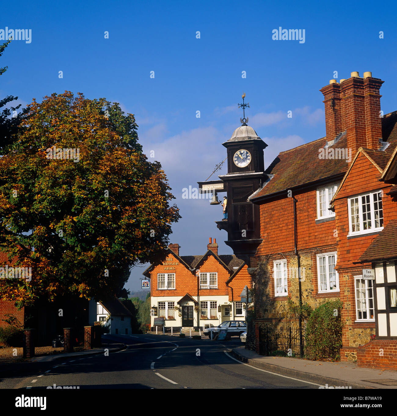 Abinger Hammer Surrey UK Stock Photo Alamy