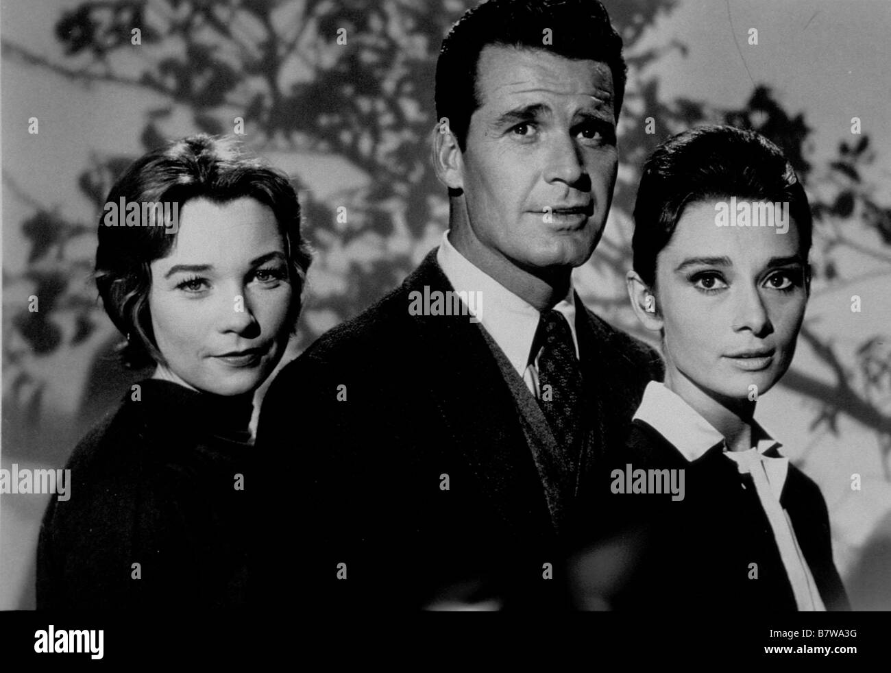 The Children's Hour  Year: 1961 USA Director: William Wyler Audrey Hepburn, Shirley MacLaine, James Garner Stock Photo