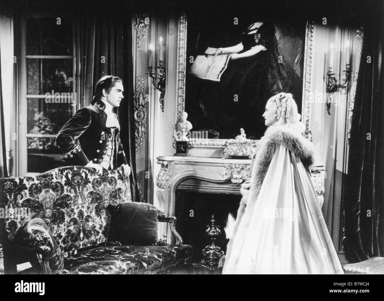 Marie-Antoinette Year: 1938 - USA Director: W.S. Van Dyke Tyrone Power, Norma Shearer Stock Photo