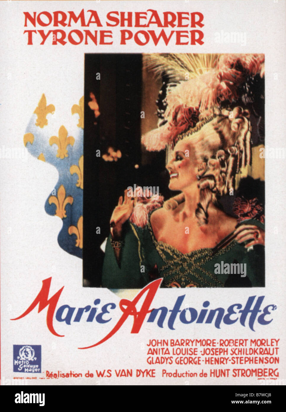 Marie-Antoinette Year: 1938 - France Director: W.S. Van Dyke  French movie poster Stock Photo