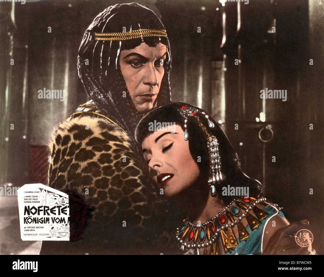 NEFERTITI Nefertiti, regina del Nilo Year: 1961 - Italy Jeanne Crain,  Vincent Price Director : Fernando Cerchio Stock Photo - Alamy