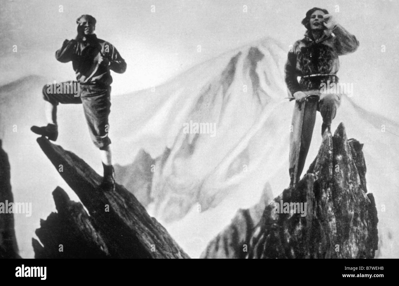 Stürme über dem Mont Blanc Avalanche Year: 1930 - Germany Leni ...