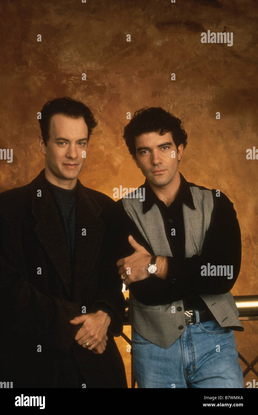 Philadelphia  Year: 1993 USA Tom Hanks , Antonio Banderas  Director: Jonathan Demme Stock Photo