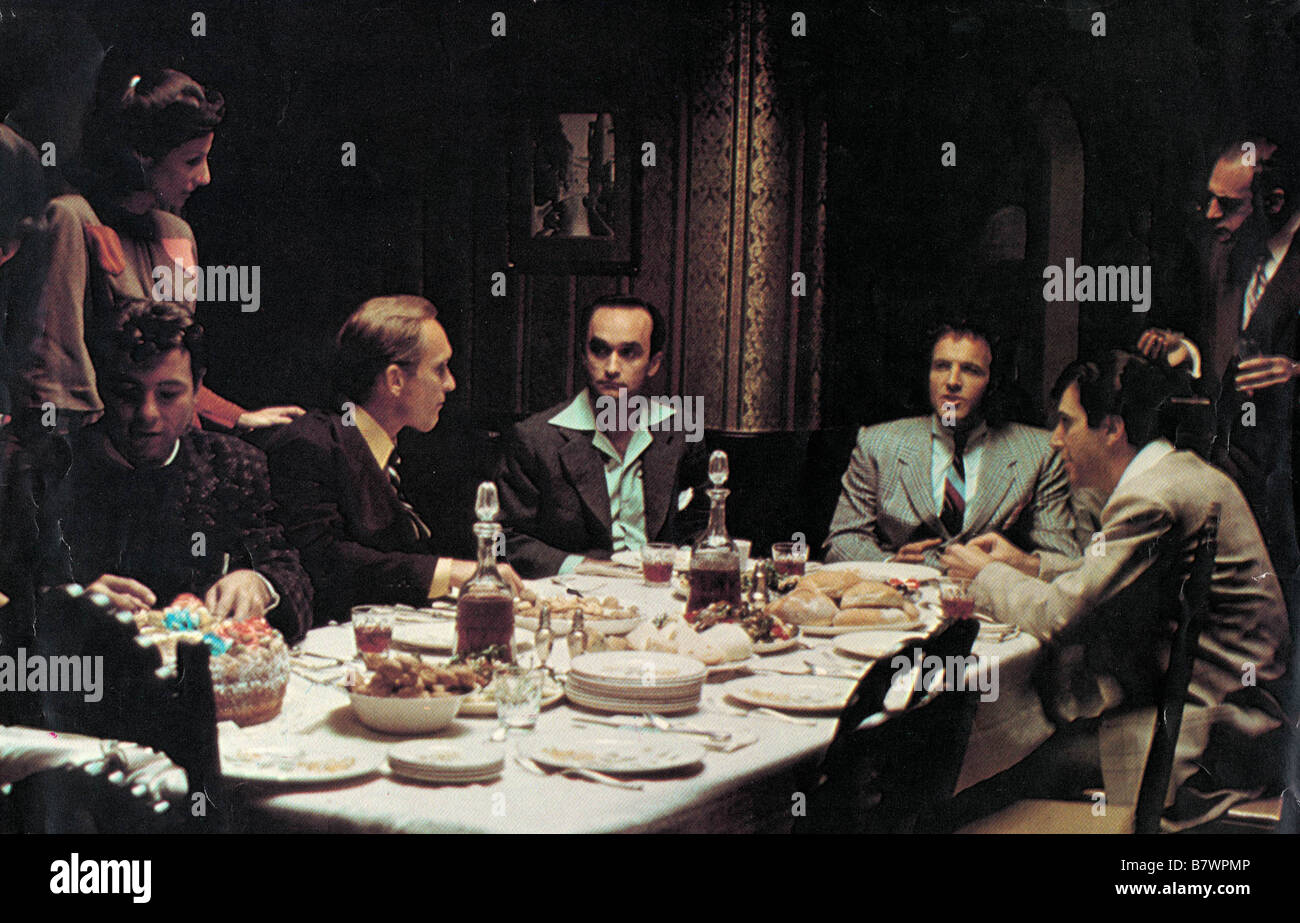 The Godfather: Part II  Year: 1974 USA Al Pacino , James Caan , John Cazale , Robert Duvall  Director: Francis Ford Coppola Stock Photo