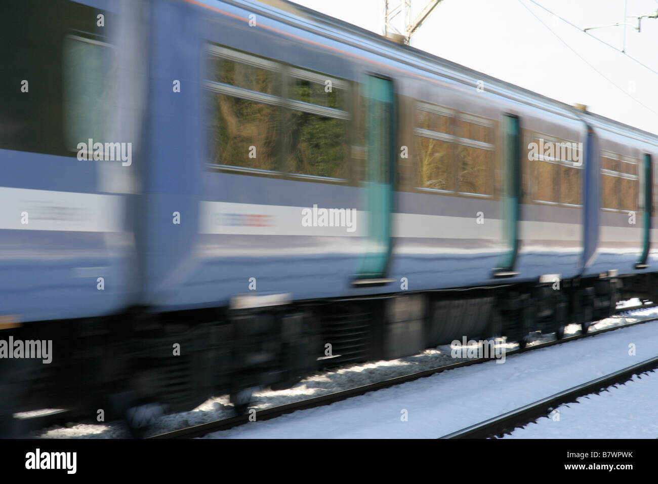 Thames Link electric train Stock Photo