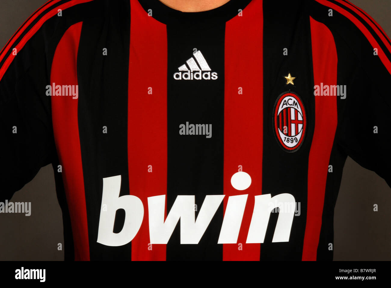 AC Milan Jersey Stock Photo - Alamy