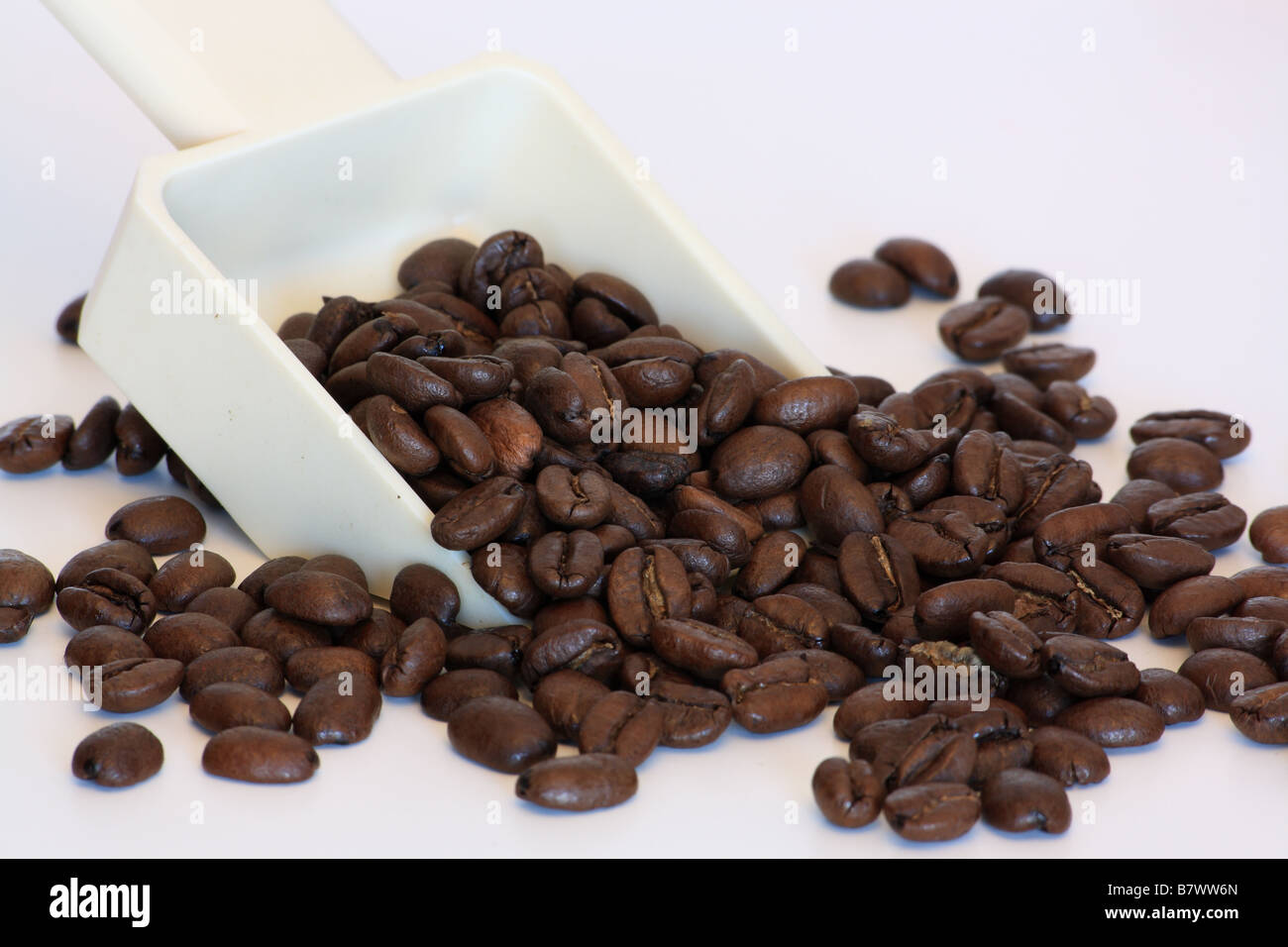 Coffee bean scoop Stock Photo Alamy