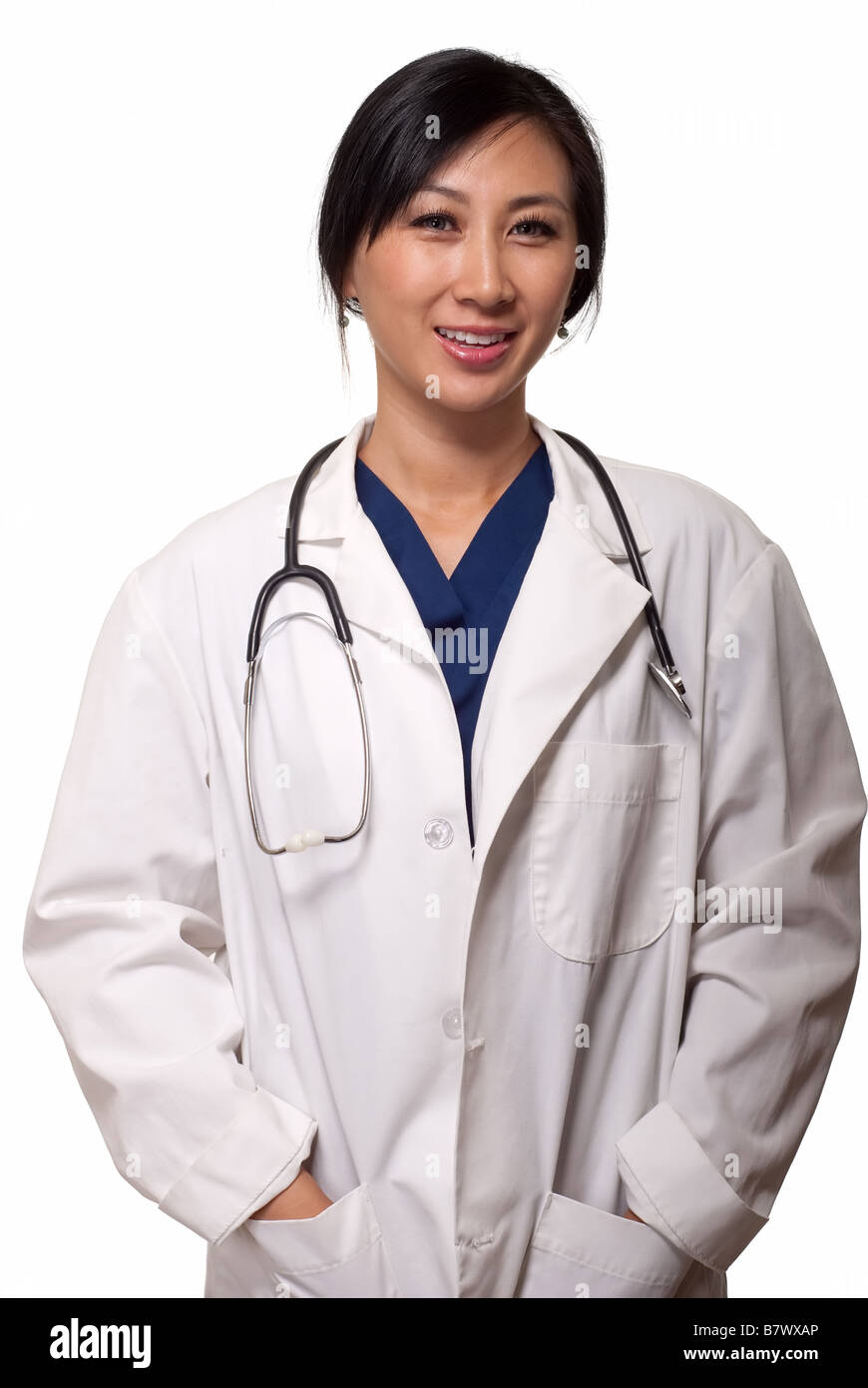 Pretty asian lady doctor hi-res stock photography and images - Alamy