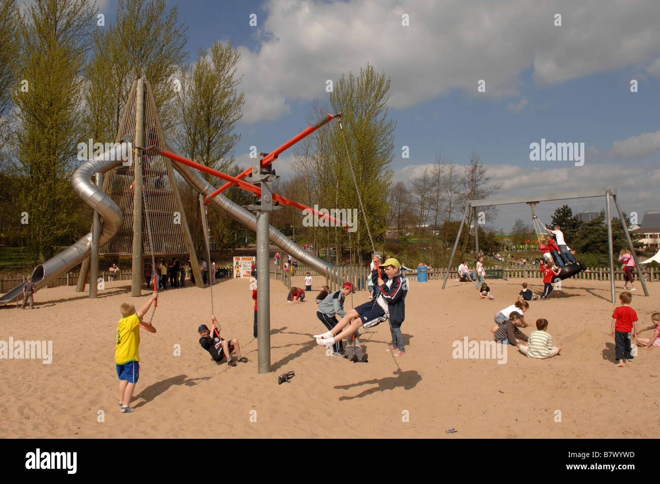 Telford Town Park Shropshire UK England Stock Photo Alamy