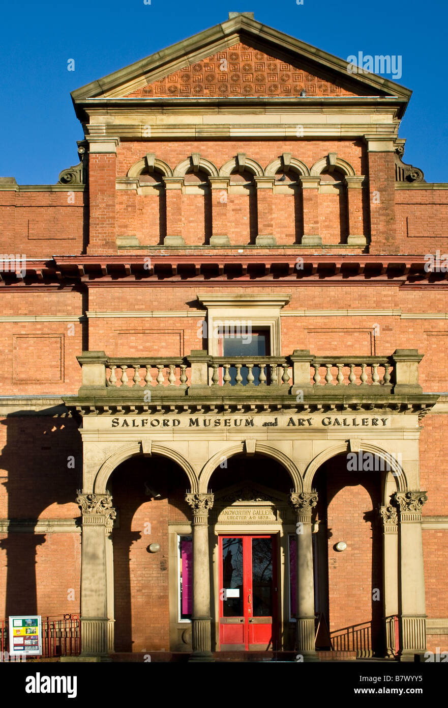 Salford Museum and Art Gallery, Salford, Greater Manchester, UK. Stock Photo