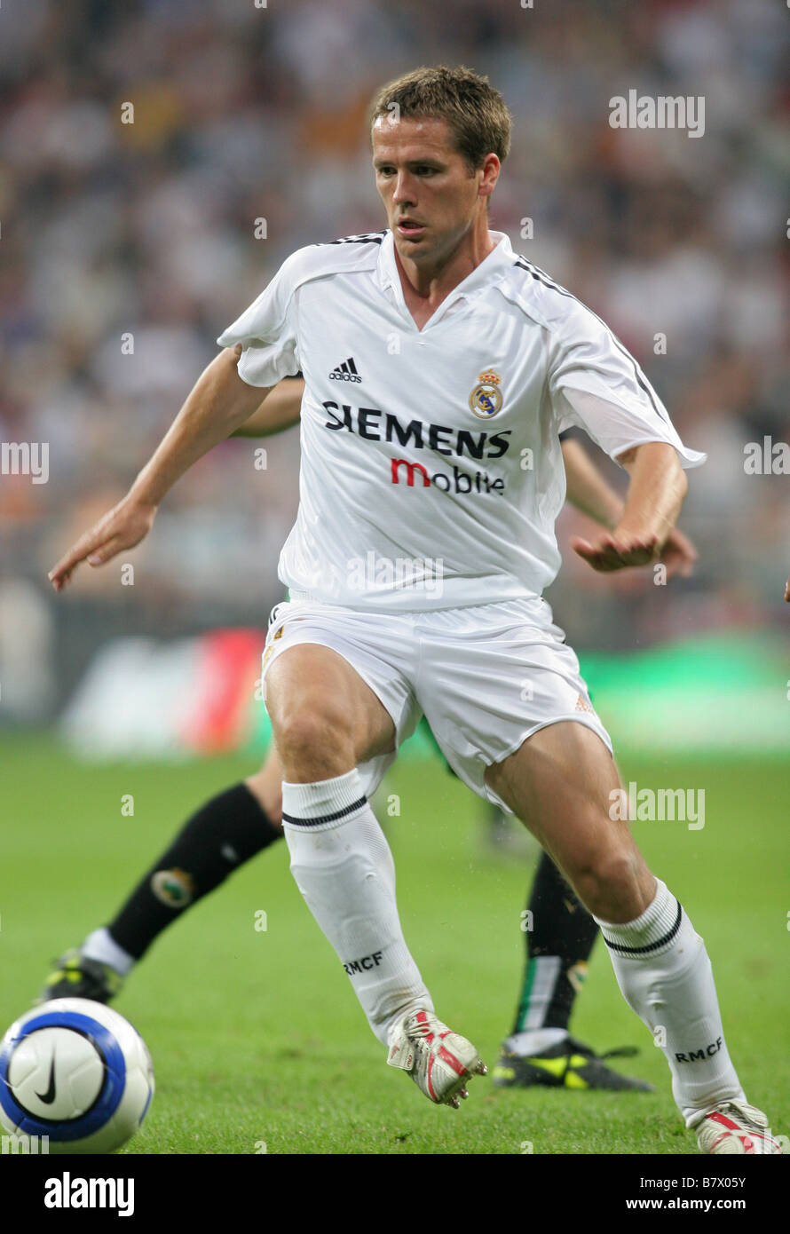Michael Owen in Real Madrid Football Club Stock Photo