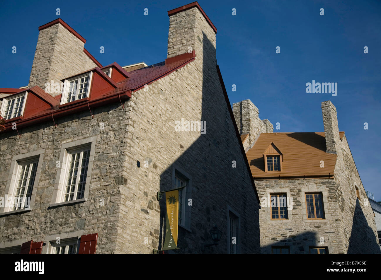 Architectural detail Place Royal in Old Lower Town Old Quebec a World ...