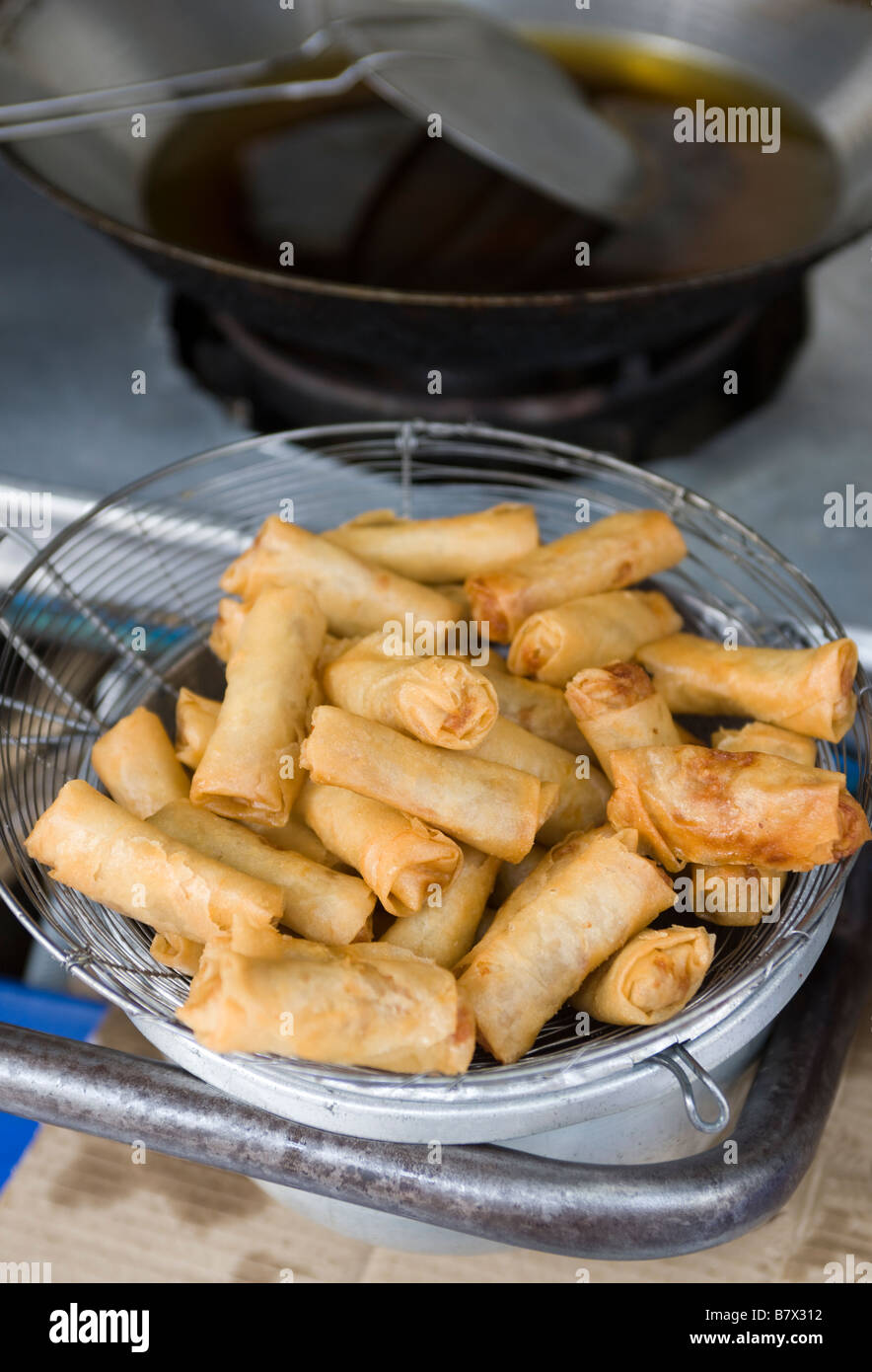 Patcke Pancake Rolls Chatuchak Market Bangkok Stock Photo - Alamy