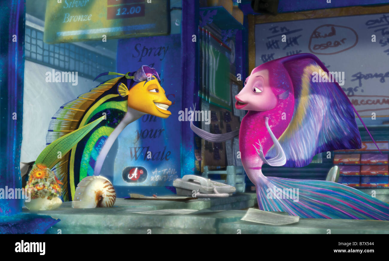 Le gang des requins Shark Tale / Sharkslayer Year 2004 USA animation production Walt Disney