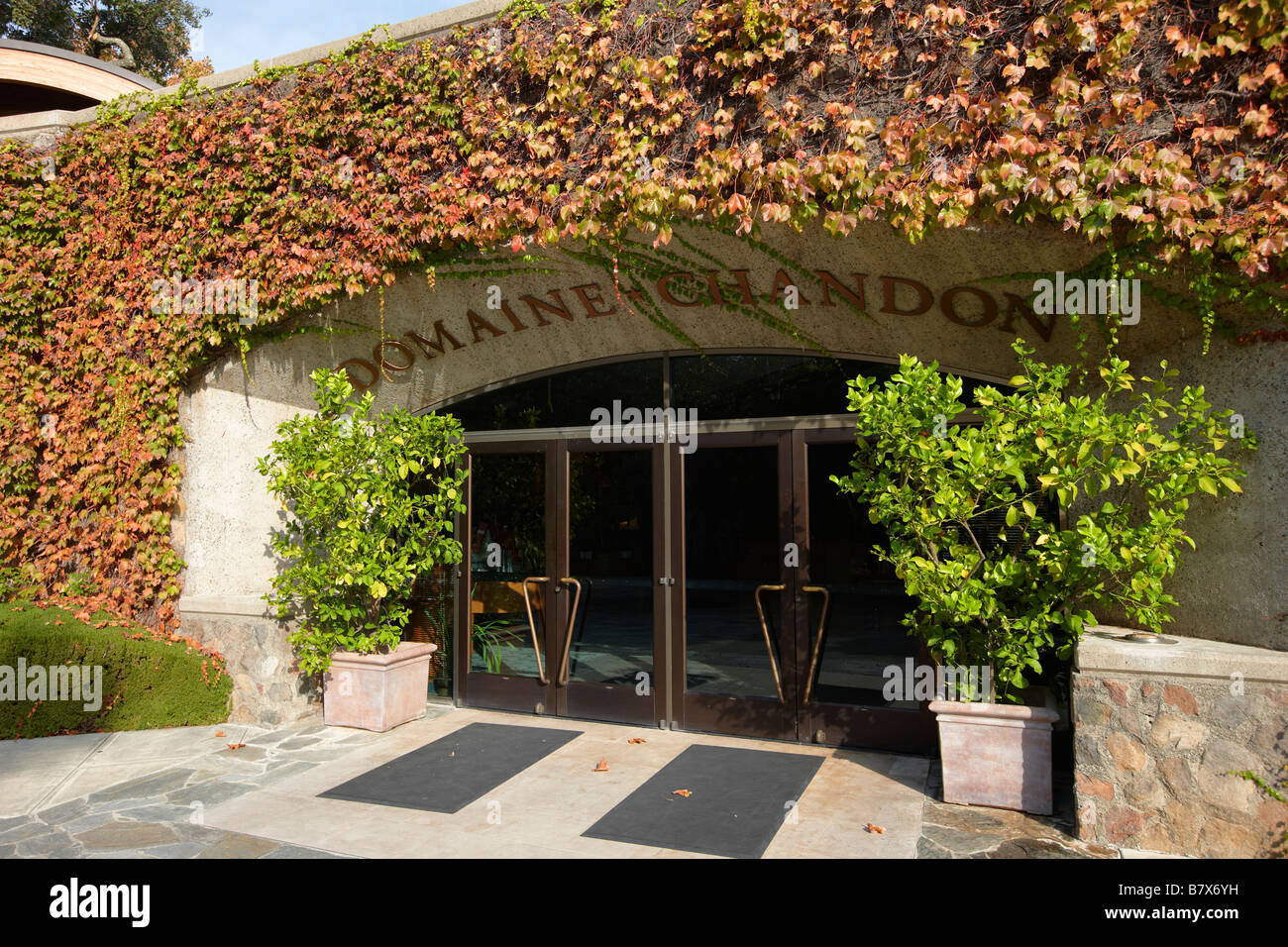 Domaine Chandon winery. Napa Valley, California, USA. Stock Photo